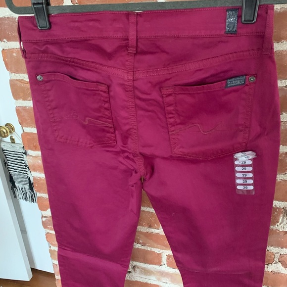NWT 7 for all mankind Gwenevere skinny jeans 29 - Picture 4 of 5